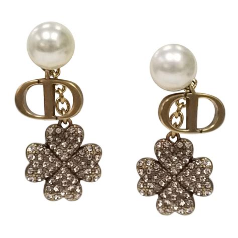 dior tribal pearl earrings|dior earrings for sale.